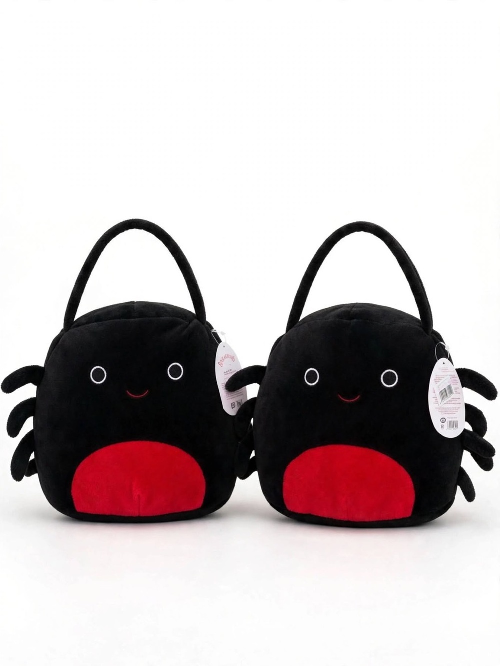 Squishmallows Bella Spider Halloween Plush Pail Bundle 2-Pack NWT